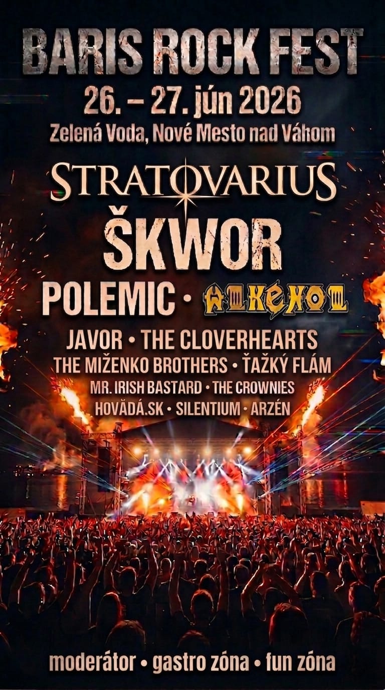 BARIS ROCK FEST 2026 – oficiálny plagát